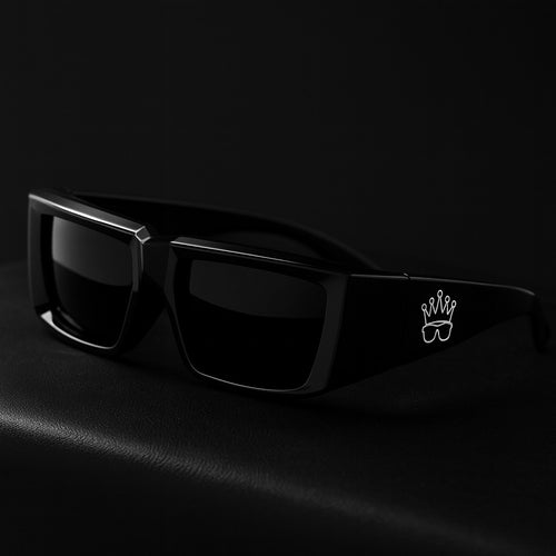 Gafas La Nota negras, vista frontal